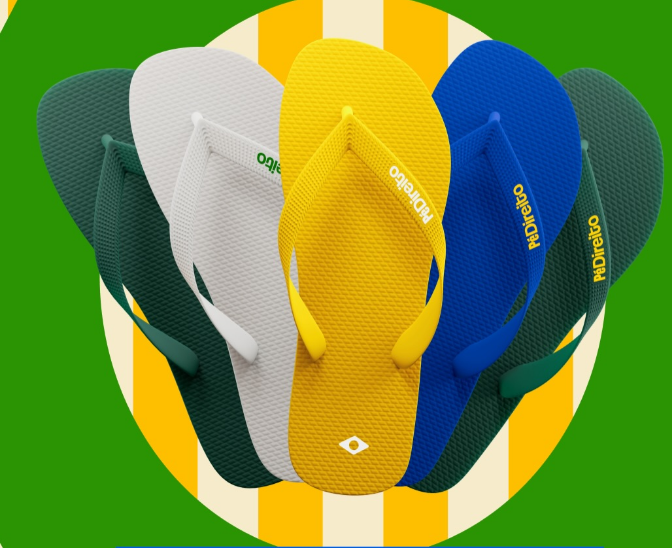 [PAGUE 1 LEVE 2 PROMOÇÃO] Chinelo Pé Direito